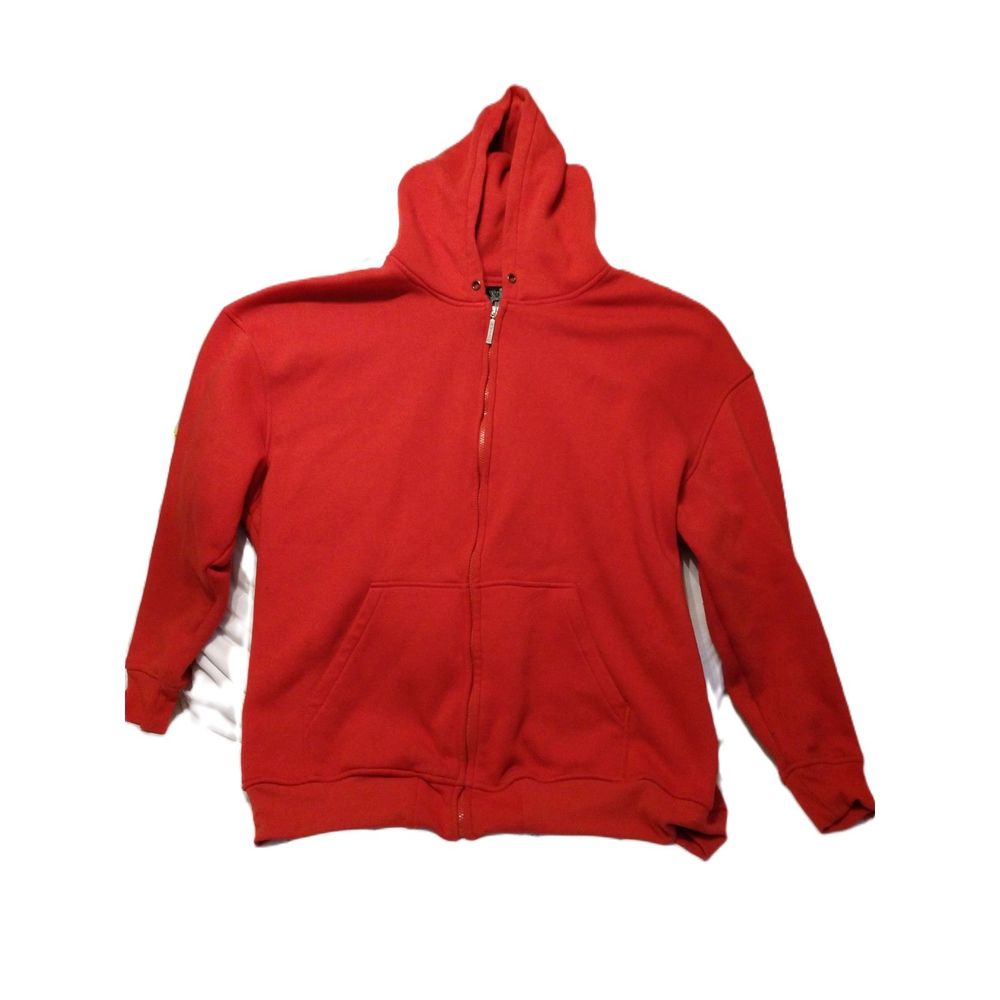 Noiz 5X Full zippered red hoodie